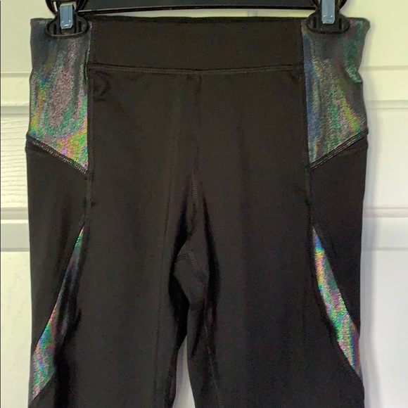 Champion black leggings with iridescent details - Picture 2 of 5